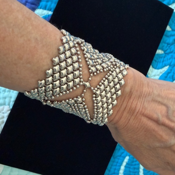 Sergio Gutierrez Silver Mesh Bracelet (never worn) - Picture 5 of 5